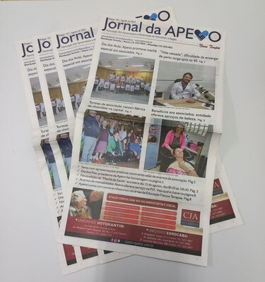 Edição de agosto do Jornal da Apevo está disponível aos associados